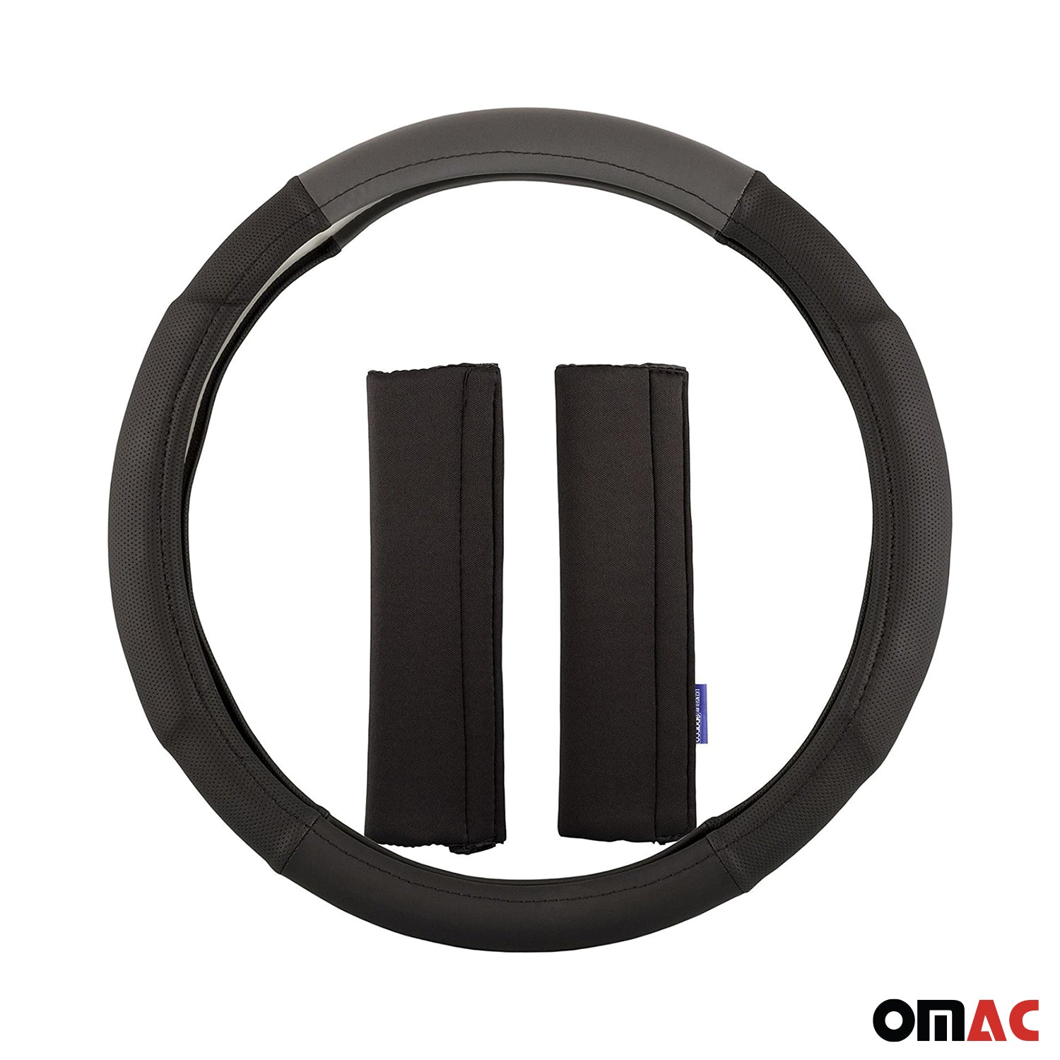 Sparco Cubierta de Para Volante de Automóvil Universal Negro Gris