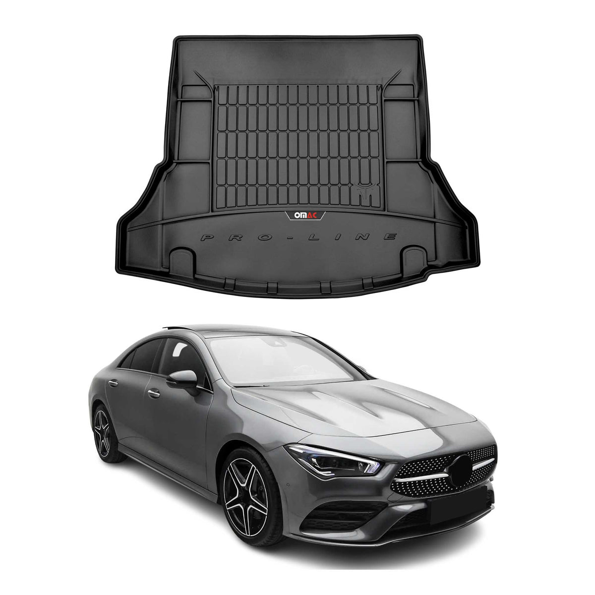 OMAC Premium Bandeja Maletero Alfombrilla para Mercedes CLA C118 2019-2025 TPE
