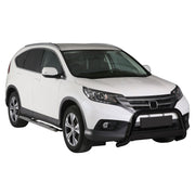 Bull Barra Frontal para Honda CR-V 2012-2015 Negro Brillante Acero 1Pza