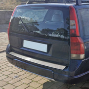Protector de Parachoques Trasero para Volvo XC70 1999-2004 Acero cepillado