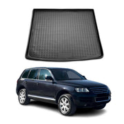 OMAC Bandeja Maletero Alfombrilla para VW Touareg 2002-2010 Negro Goma TPE 1Pza