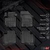 OMAC Premium Alfombrillas De Coche para Suzuki Baleno 2015-2025 TPE Goma 4x