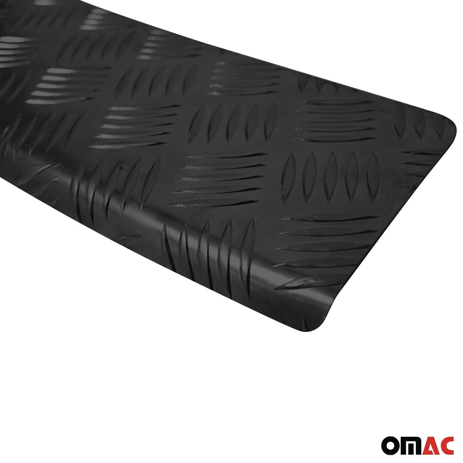 Protector de Parachoques Trasero para Opel Vivaro 2001-2014 Negro Mate Aluminio