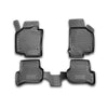 OMAC Alfombrillas De Coche para Seat Leon 2005-2012 Negro Goma 4Pza