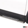 Par de Estribos Barras Laterales para Chevrolet Trax 2013-2016 Plata Acero 2x