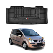 OMAC Premium Bandeja Maletero Alfombrilla para Renault Modus 2004-2012 Negro TPE