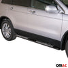 Par de Estribos Barras Laterales para Honda CR-V 2010-2012 Negro Brillante Acero