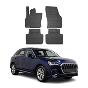OMAC Alfombrillas De Coche para Audi Q3 Q3 Sportback 2018-2025 Negro Goma 4Pza