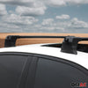 Portaequipajes Barras de Techo para BMW Serie 1 E87 E81 2004-2011 Negro Alu 2x