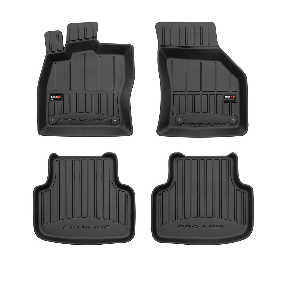 OMAC Premium Alfombrillas De Coche para Skoda Octavia 2013-2019 TPE Goma 4x