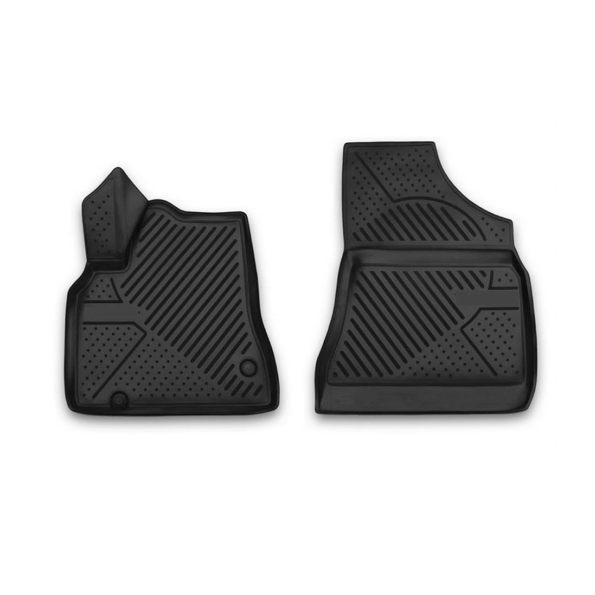 OMAC Alfombrillas Coche para Citroen Berlingo B9 2008-2018 Negro Goma TPE 2Pza