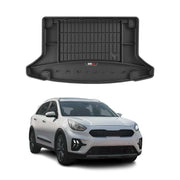 OMAC Premium Bandeja Maletero Alfombrilla para Kia e-Niro 2018-2024 Negro TPE