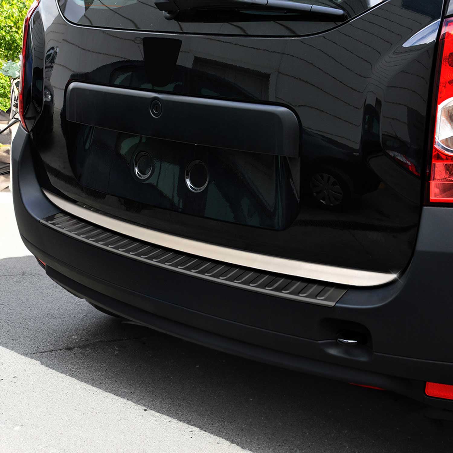 Protector Parachoques para Dacia Duster 2010-2017 Oscuro Brillante Acero