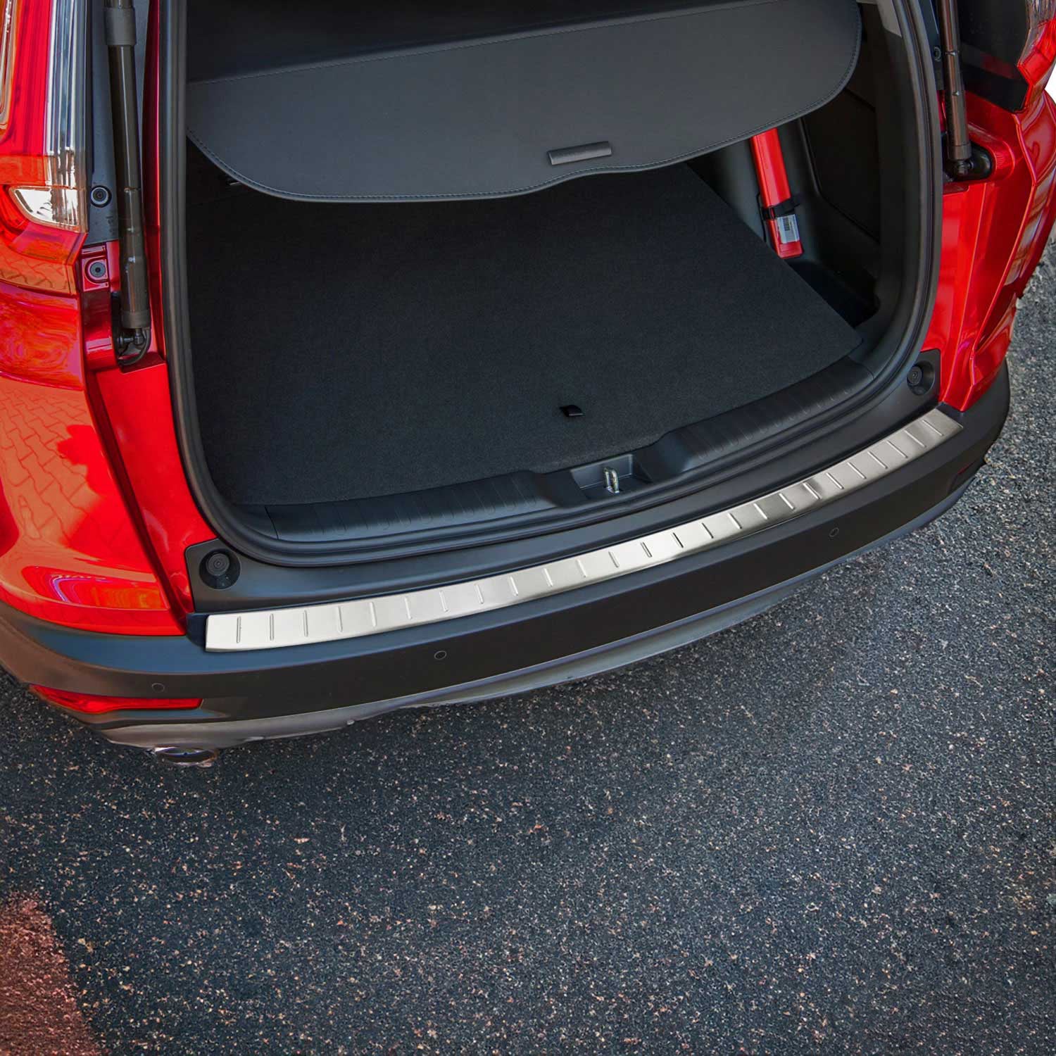 Protector de Parachoques Trasero para Honda CR-V 2017-2022 Plata Brillante Acero