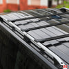 Barras de Techo Baca para VW Transporter T5 Caravelle Multivan Negro Aluminio 3x