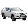 Bull Barra Frontal para Mazda BT-50 2009-2012 Negro Brillante Acero