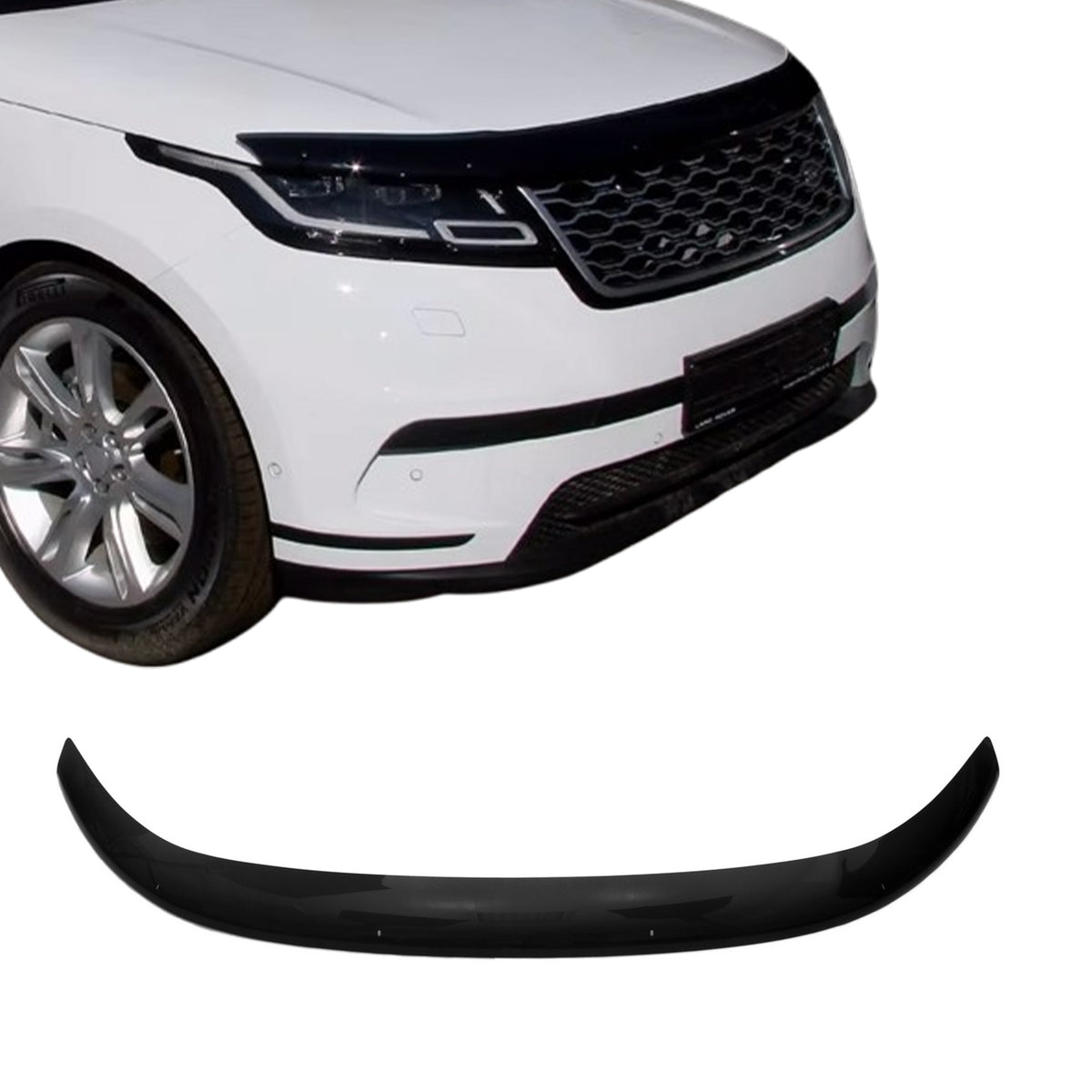 Deflector de Capó para Land Rover Range Rover Velar 2017-2025 Oscuro Acrílico
