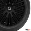 Sparco Bergamo Tapacubos 15 Pulgadas Universal Negro ABS Plástico
