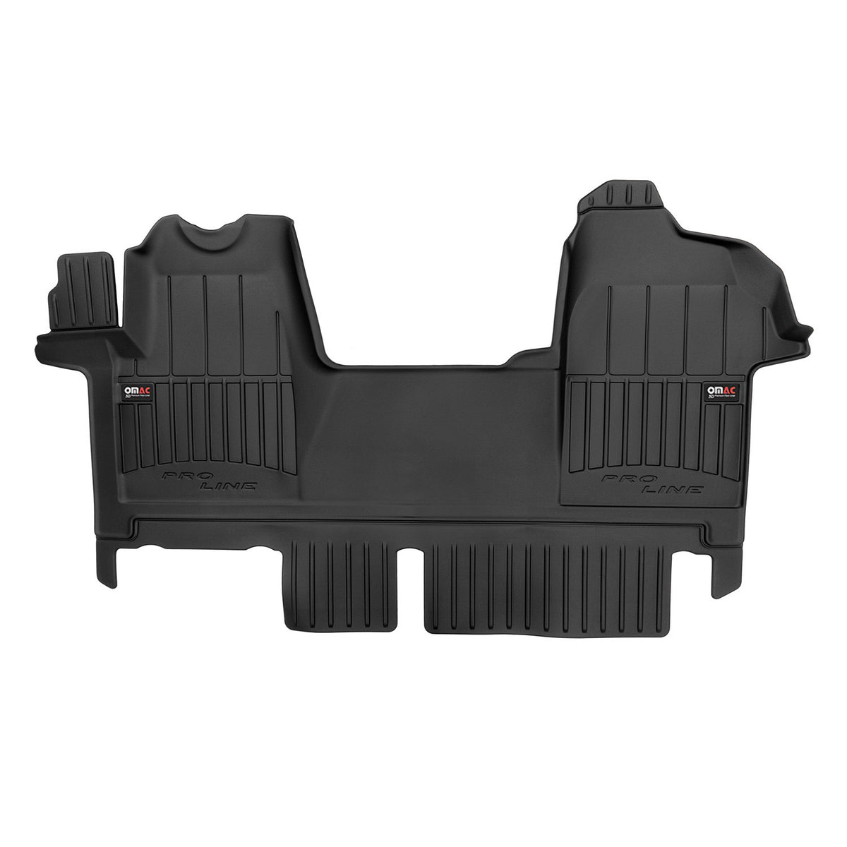 OMAC Premium Alfombrillas De Coche para Renault Master 2010-2019 Negro TPE Goma