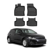 OMAC Premium Alfombrillas De Coche para VW Golf Golf Alltrack 2012-2020 Goma 4x