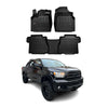 OMAC Premium Alfombrillas De Coche para Toyota Tundra CrewMax 2007-2013 Goma 4x