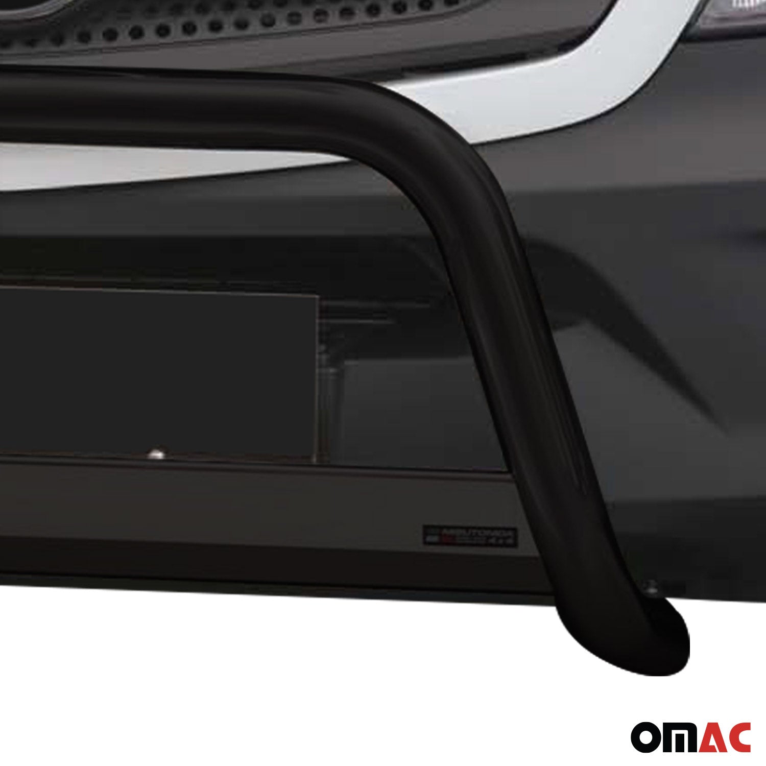 Bull Barra Frontal para Mercedes Sprinter 2013-2018 Negro Brillante Acero 1Pza