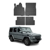 OMAC Alfombrillas De Coche para Mercedes G Class 2012-2018 Negro Goma 4Pza