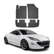 OMAC Alfombrillas De Coche para Peugeot RCZ 2010-2015 Negro Goma 4Pza