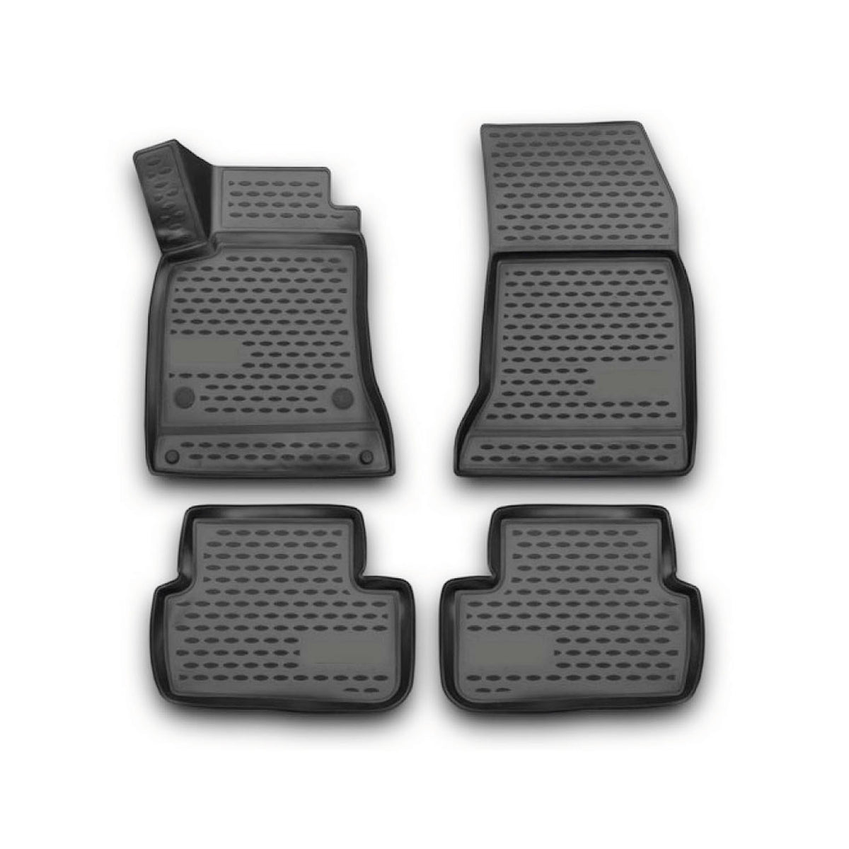 OMAC Alfombrillas De Coche para Mercedes GLA Class 2014-2021 Negro Goma TPE 4Pza