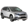 Bull Barra Frontal para Honda CR-V 2016-2018 Plata Brillante Acero 1Pza