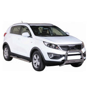 Bull Barra Frontal para Kia Sportage 2010-2015 Plata Brillante Acero