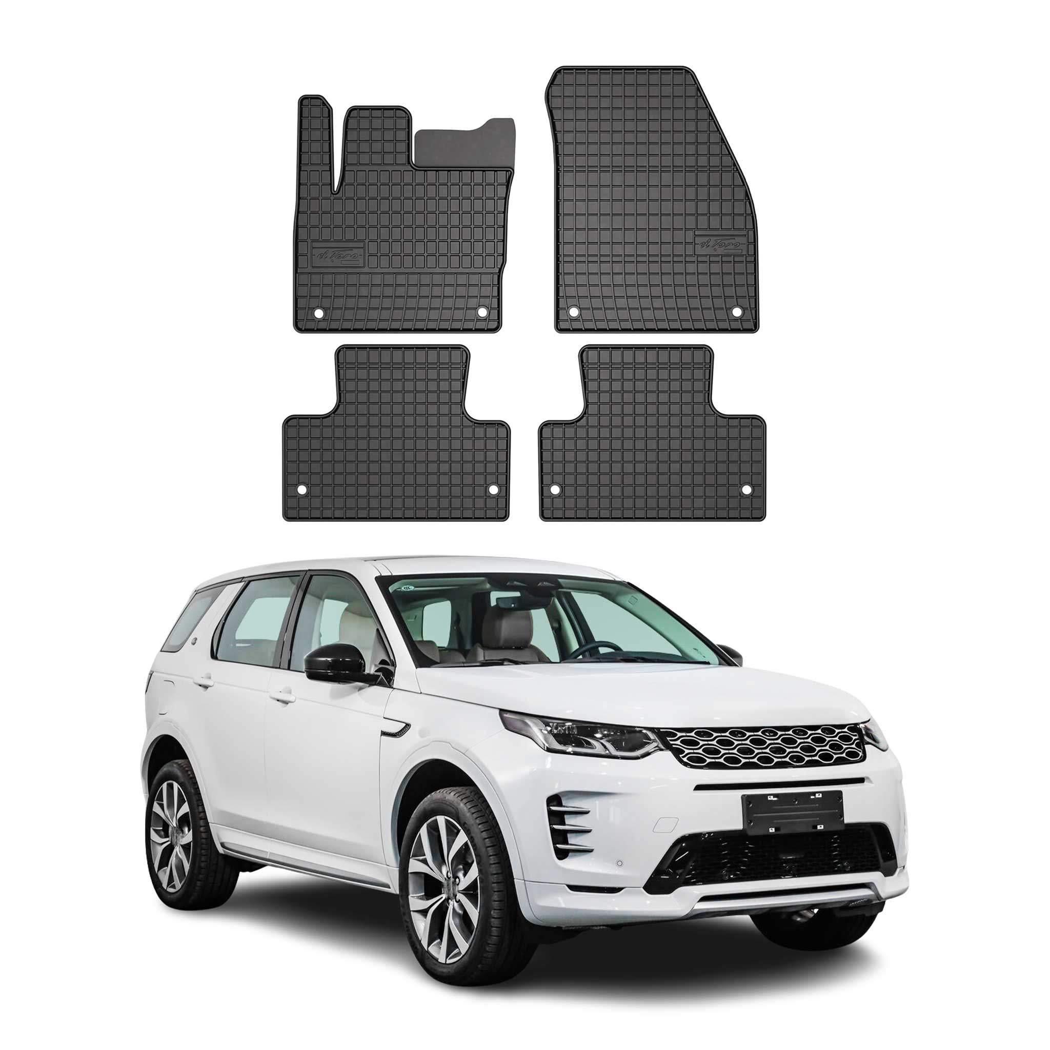 OMAC Alfombrillas De Coche para Land Rover Discovery Sport 2014-2025 Goma 4x