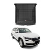 OMAC Premium Bandeja Maletero Alfombrilla para Skoda Kodiaq 2016-2025 Negro