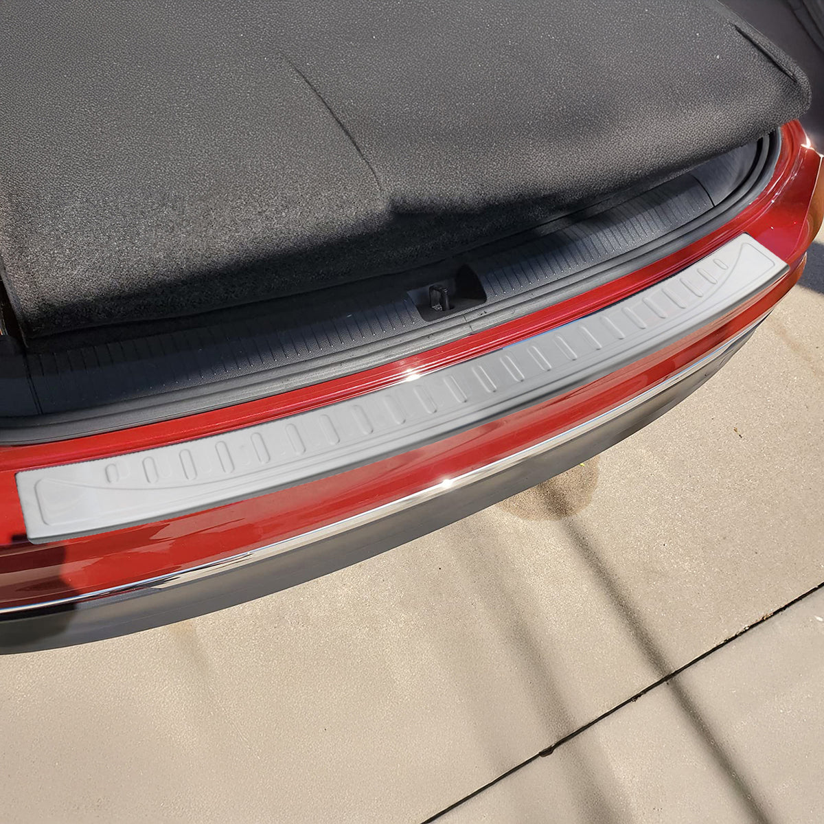 Protector Parachoques para VW Tiguan Allspace 2016-2025 Acero cepillado