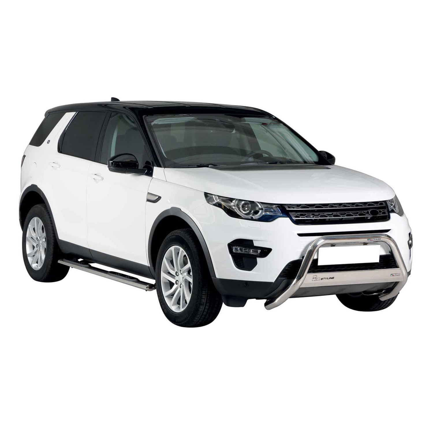 Bull Barra Frontal para Land Rover Discovery Sport 2014-2018 Plata Acero 1Pza