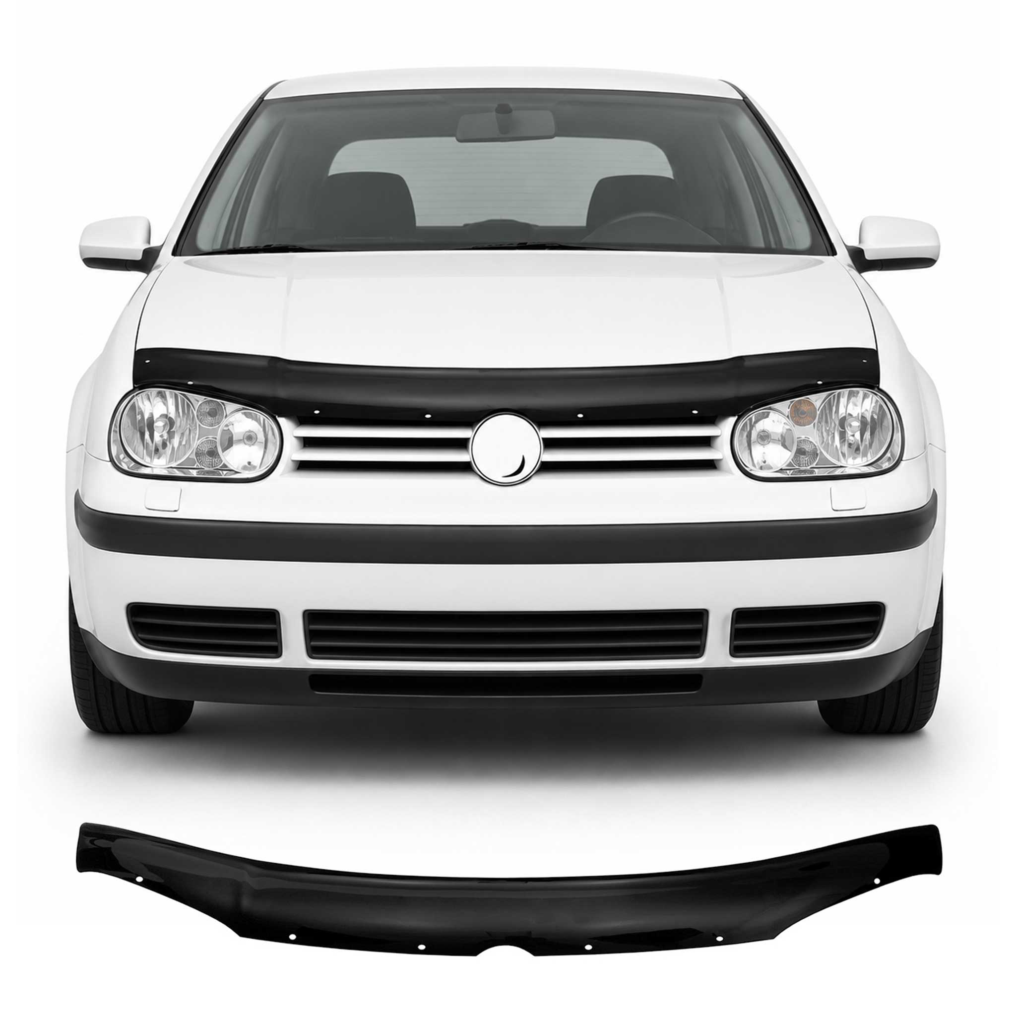 Deflector de Capó para VW Golf 1997-2006 Oscuro Brillante Acrílico