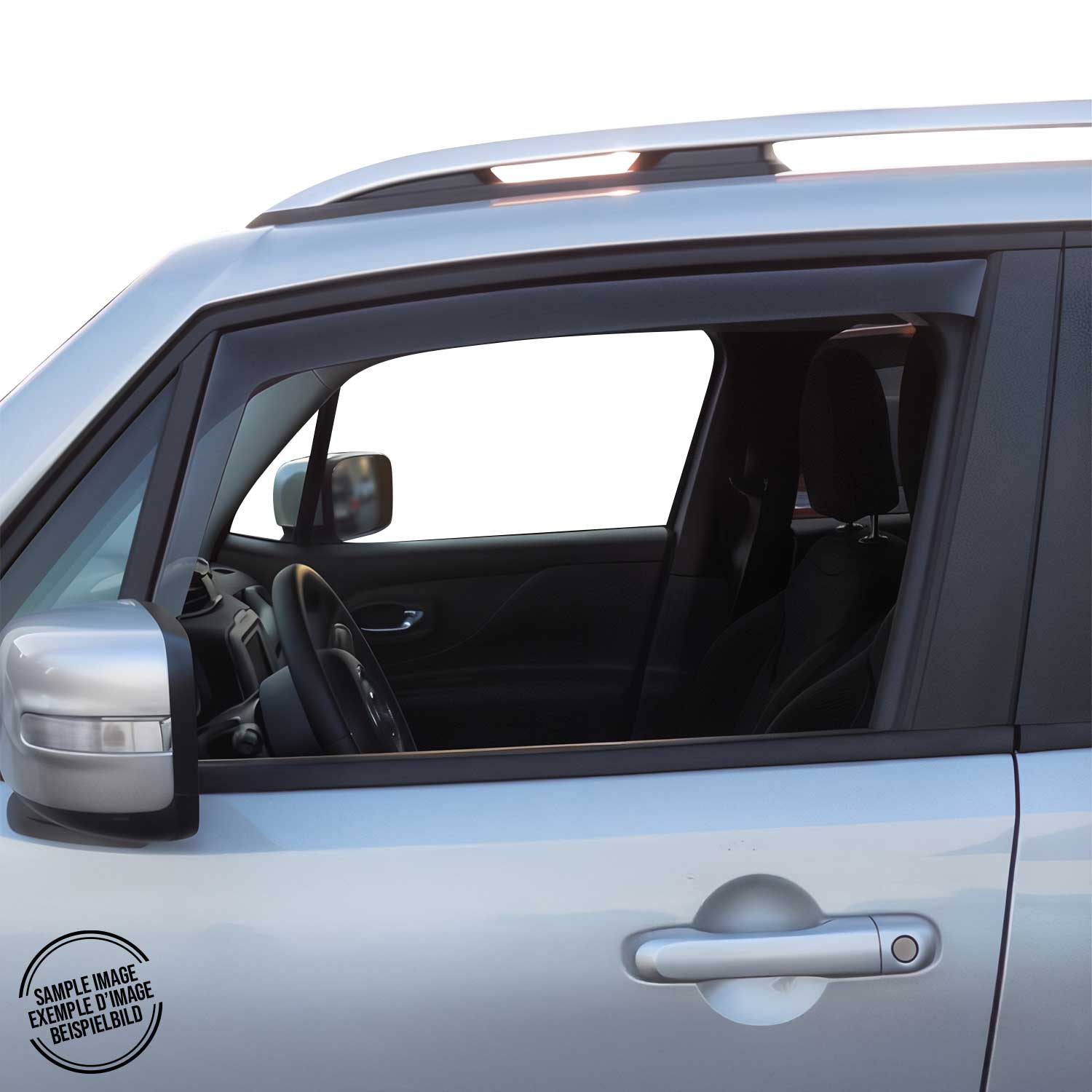 Deflectores de Aire de Viento para Ford Transit Tourneo Custom 2012-2017 Oscuro