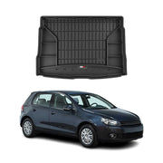 OMAC Premium Bandeja Maletero Alfombrilla para VW Golf 2008-2012 Negro Goma TPE