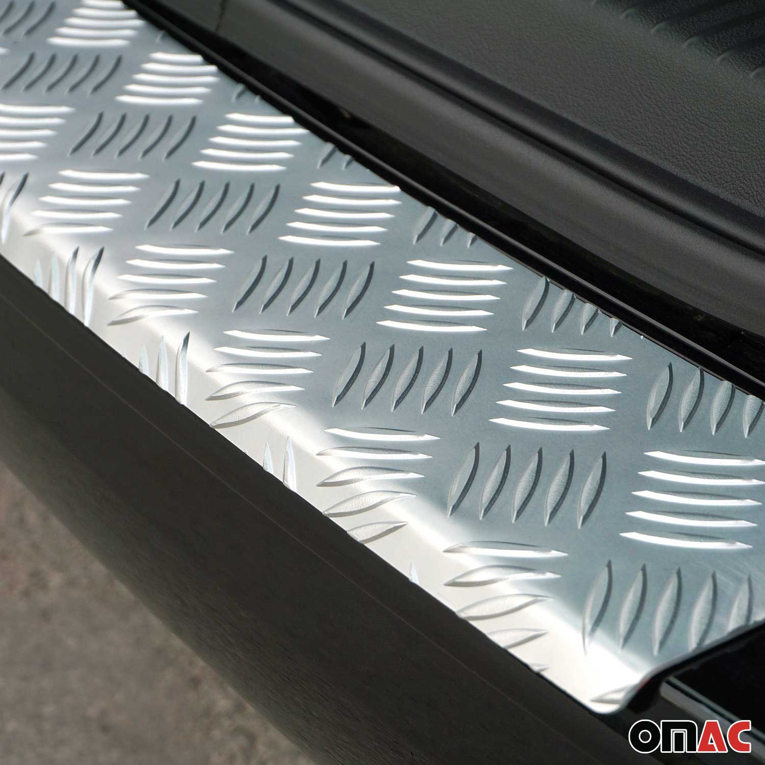 Protector de Parachoques para VW T6 T6.1 Transporter Puerta doble Mate Alu