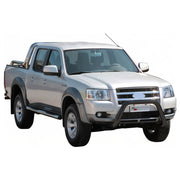 Bull Barra Frontal para Ford Ranger 2007-2009 Negro Brillante Acero