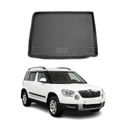 OMAC Bandeja Maletero Alfombrilla para Skoda Yeti 2009-2017 Negro Goma TPE 1Pza
