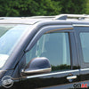 Deflectores de Aire de Viento para VW Transporter T5 2003-2015 Oscuro Acrílico
