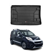 OMAC Premium Bandeja Maletero Alfombrilla para Fiat Fiorino 2007-2017 Negro TPE