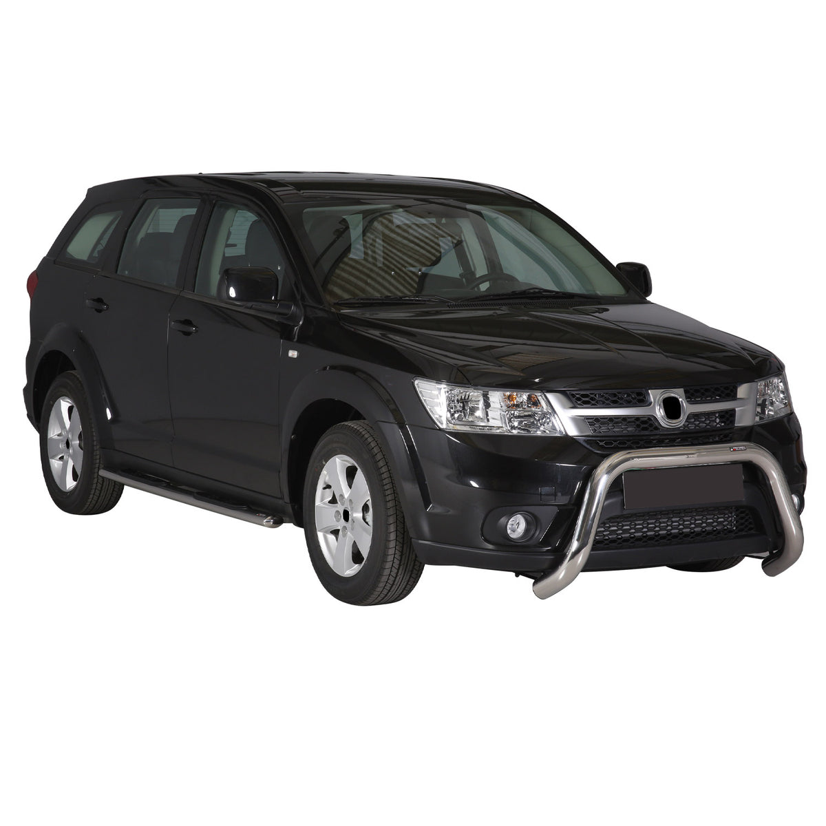 Bull Barra Frontal para Fiat Freemont 2011-2016 Plata Brillante Acero 1Pza