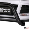 Bull Barra Frontal para Ford Kuga 2013-2016 Negro Brillante Acero 1Pza
