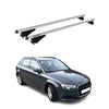 Menabo Barras de Techo Coche Baca para Audi A3 Sportback 2013-2020 Gris Alu 2Pza