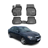 OMAC Alfombrillas De Coche para Mazda 3 2003-2009 Negro Goma TPE 4Pza