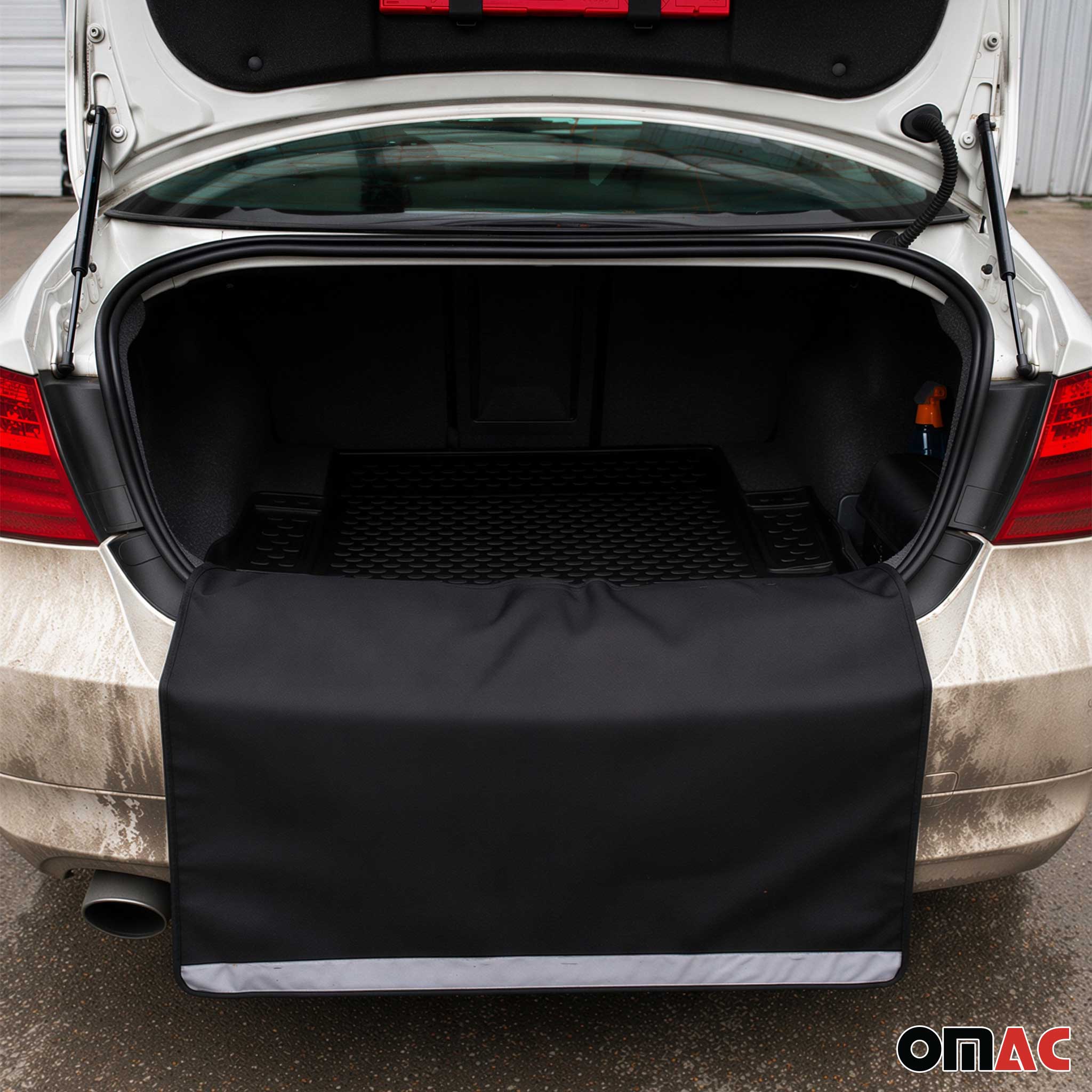 Bandeja Maletero Alfombrilla Universal Negro Goma TPE 1Pza