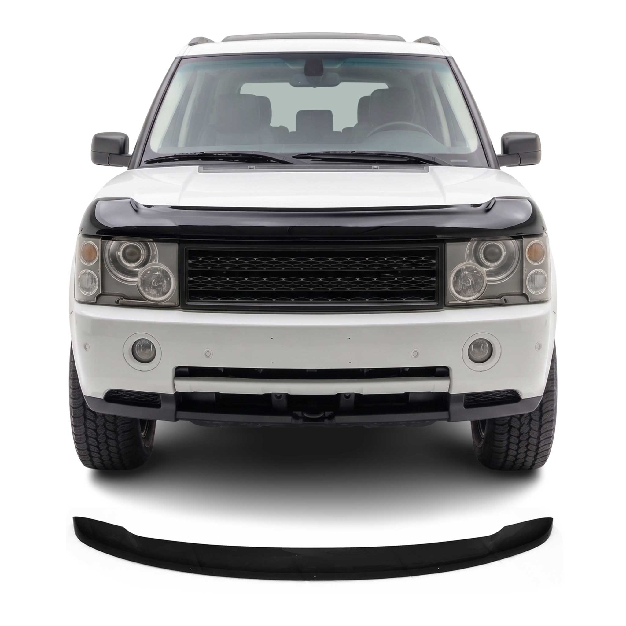 Deflector de Capó para Range Rover 2003-2012 Oscuro Brillante Acrílico