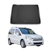 OMAC Bandeja Maletero Alfombrilla para Citroen Berlingo 2008-2018 Negro Goma TPE